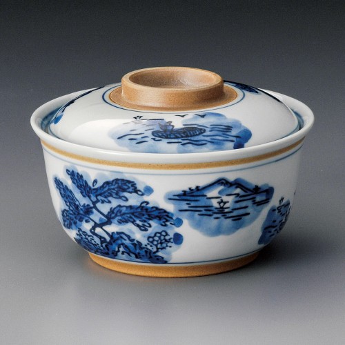 18724-311 古染山水菓子碗|業務用食器カタログ陶里30号