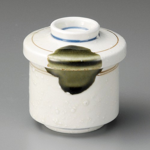 19712-15.191 ボタ釉オリベ茶筋むし碗|業務用食器カタログ陶里30号