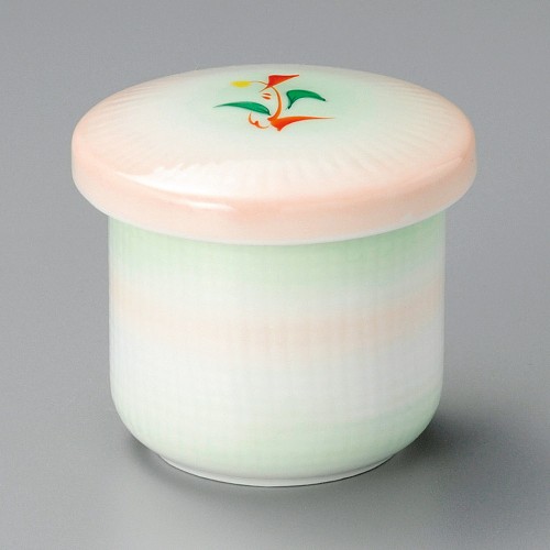 19728-051 オレンジ小花あけぼのミニむし碗|業務用食器カタログ陶里30号