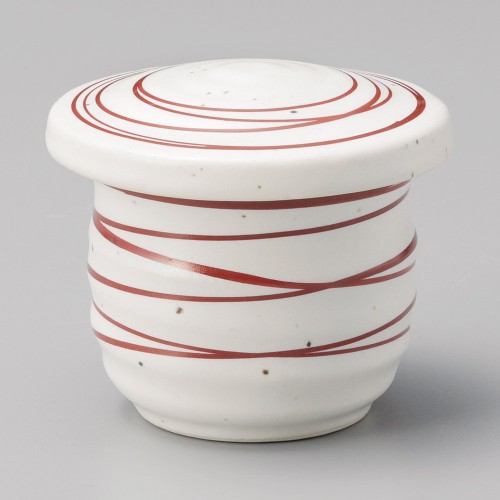 19801-491 手描き赤絵ラセン豆むし碗|業務用食器カタログ陶里30号