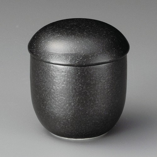 19908-071 黒釉ミニむし碗|業務用食器カタログ陶里30号