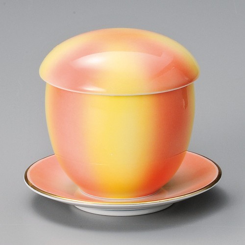 20105-651 オレンジ吹受皿|業務用食器カタログ陶里30号