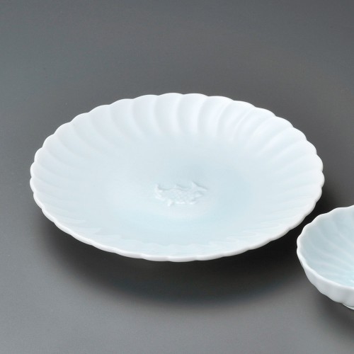 20827-491 青白磁魚7.0天皿|業務用食器カタログ陶里30号