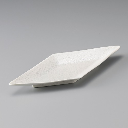22710-541 ラスター(白)菱型皿|業務用食器カタログ陶里30号