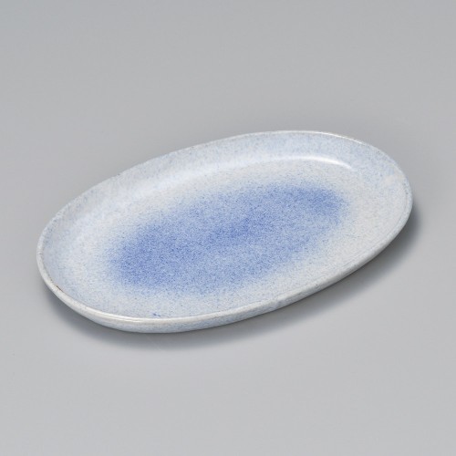 24108-151 瑠璃ウノフ6.0小判皿|業務用食器カタログ陶里30号