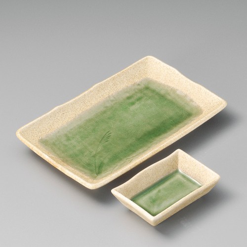 26414-251 ヒワ釉古代6.0焼物皿|業務用食器カタログ陶里30号