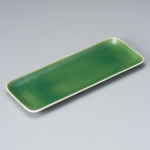27003-321 緑青磁長皿|業務用食器カタログ陶里30号