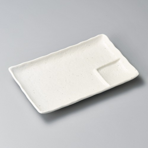 27919-461 白砂仕切皿(小)|業務用食器カタログ陶里30号
