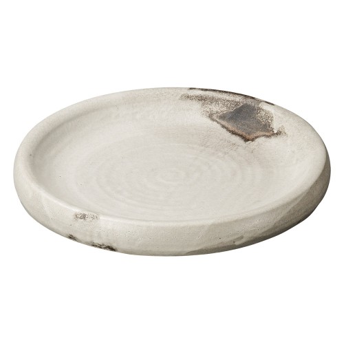 28410-431 灰釉粉引10.0台皿|業務用食器カタログ陶里30号