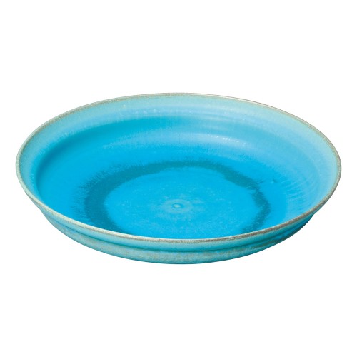 28615-431 トルコ青11.0丸皿|業務用食器カタログ陶里30号