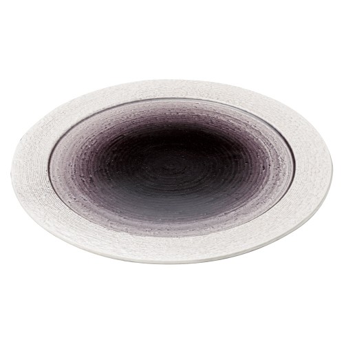 28915-471 紫吹24㎝リム皿|業務用食器カタログ陶里30号