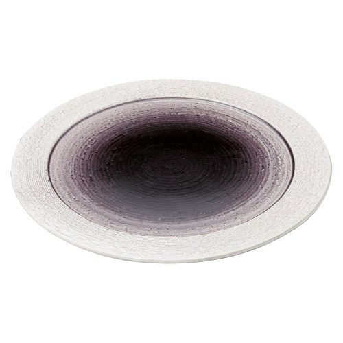 28916-471 紫吹31㎝リム皿|業務用食器カタログ陶里30号