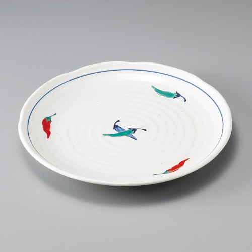 29117-491 赤絵とうがらし大皿|業務用食器カタログ陶里30号