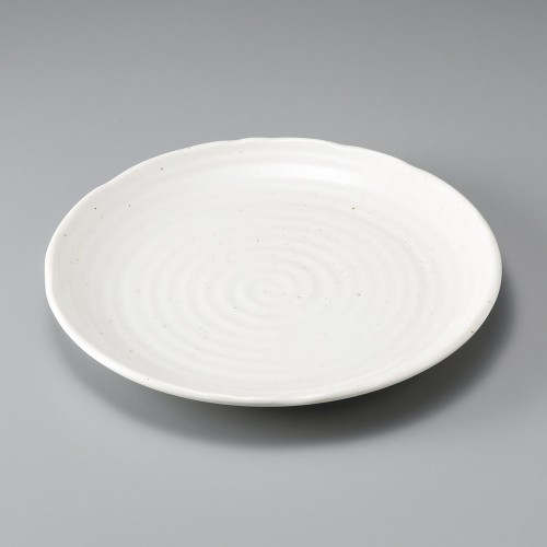 29120-021 粉引釉7.0皿|業務用食器カタログ陶里30号