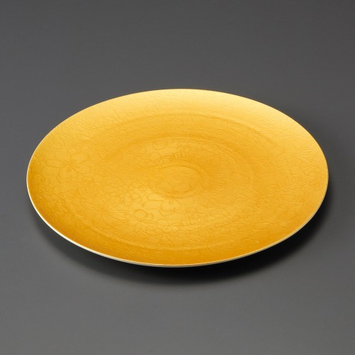 29607-541 ピコガーデン 28㎝丸皿(ゴールド)|業務用食器カタログ陶里30号