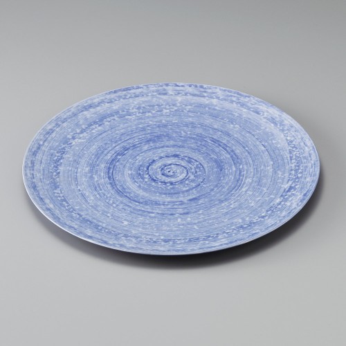 29701-541 インディコブルー 28㎝丸皿|業務用食器カタログ陶里30号