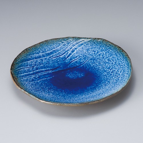 29902-051 ブルー9.0丸皿|業務用食器カタログ陶里30号
