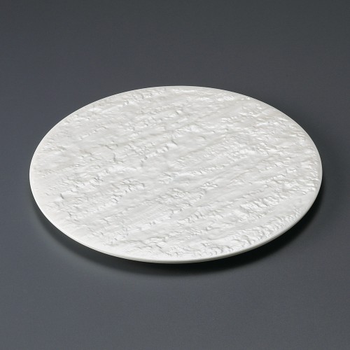 30402-541 シルバー石肌24㎝丸皿|業務用食器カタログ陶里30号