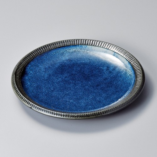 30720-02.051 深海マリーン24㎝皿|業務用食器カタログ陶里30号