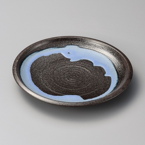 30905-081 青均窯くくりて8.0皿|業務用食器カタログ陶里30号