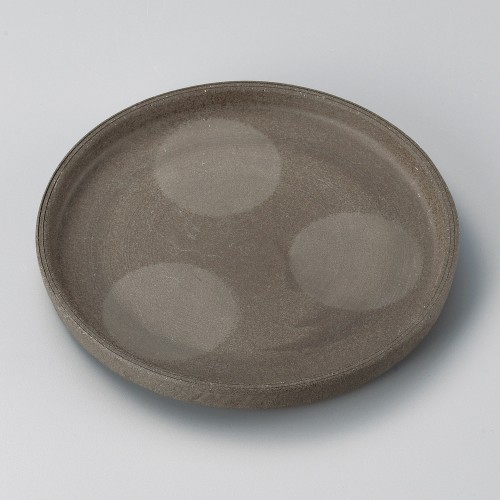 31008-301 炭化切立7.5丸皿|業務用食器カタログ陶里30号
