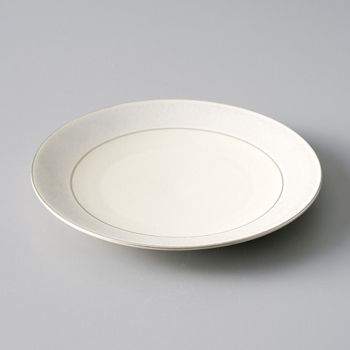 31419-401 白マット銀溶彩6.5皿|業務用食器カタログ陶里30号