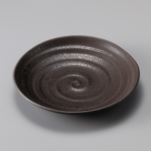 31503-671 彩華8.0皿(黒)|業務用食器カタログ陶里30号