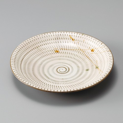 31813-461 手彫り(飛びカンナ)5.5丸皿|業務用食器カタログ陶里30号