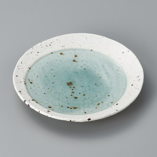 31920-161 湖水グリーン20㎝丸皿|業務用食器カタログ陶里30号