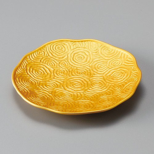 32211-471 金彩渦彫6.0皿|業務用食器カタログ陶里30号