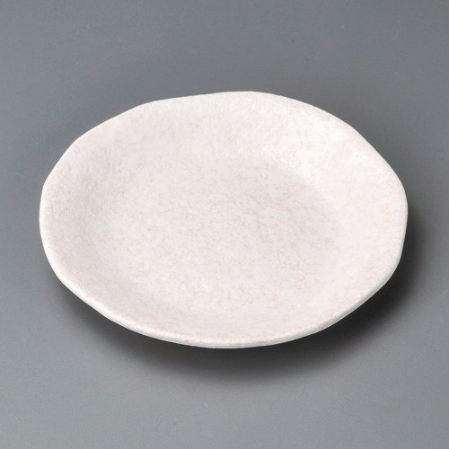 32907-061 露(ピンク)5.2丸皿|業務用食器カタログ陶里30号