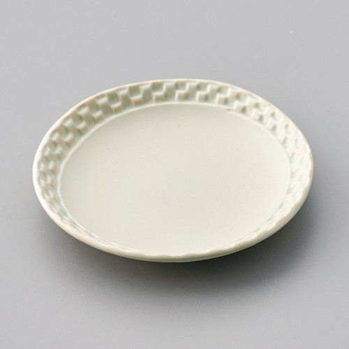 33330-491 パステルグリーン4.0皿|業務用食器カタログ陶里30号