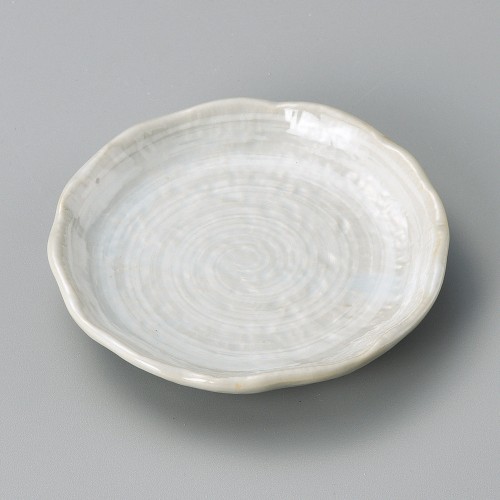 33420-151 白ハケ3.5丸皿|業務用食器カタログ陶里30号