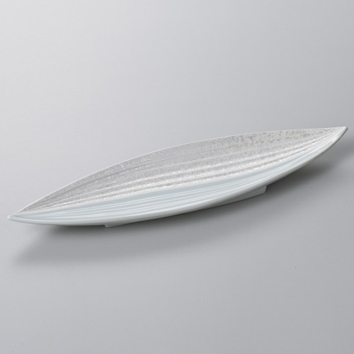 33903-471 ラスター笹型長皿|業務用食器カタログ陶里30号