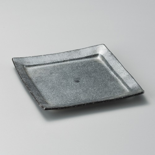 36201-101 銀黒回角中皿|業務用食器カタログ陶里30号