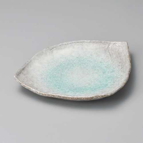 38009-481 青釉8.0三方皿(中)|業務用食器カタログ陶里30号
