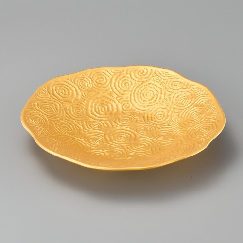 38203-011 ゴールド渦彫9.0皿|業務用食器カタログ陶里30号
