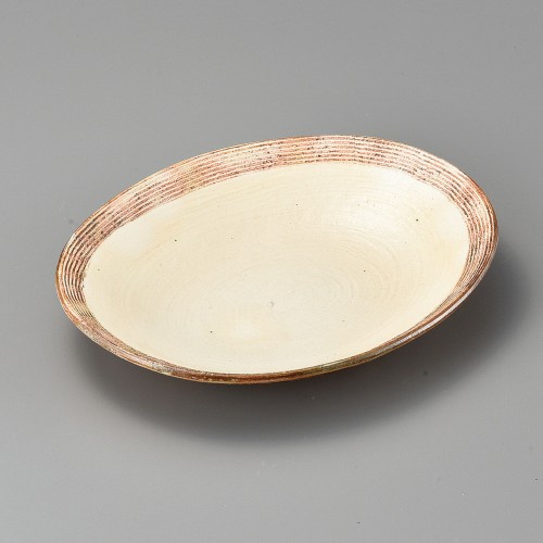 38302-431 渕荒横彫楕円皿(中)|業務用食器カタログ陶里30号