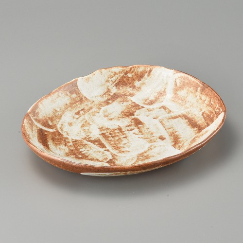 38306-251 南蛮志野楕円大皿|業務用食器カタログ陶里30号