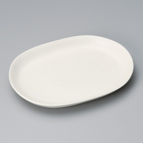 39419-491 白釉楕円大皿|業務用食器カタログ陶里30号