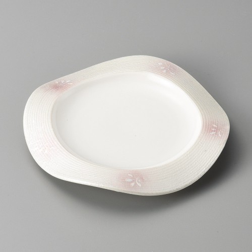 39604-181 ピンクボカシラスター和皿|業務用食器カタログ陶里30号