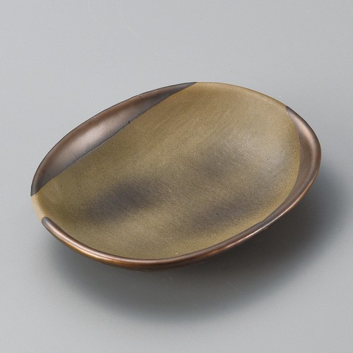 39813-311 銅彩楕円取皿|業務用食器カタログ陶里30号