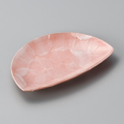 39816-031 桜刷毛半月小皿|業務用食器カタログ陶里30号
