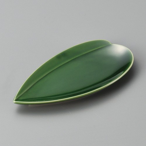 39903-101 グリーン竹皿|業務用食器カタログ陶里30号