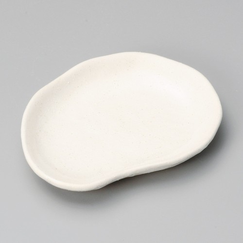 39905-601 斑点粉引豆型皿|業務用食器カタログ陶里30号