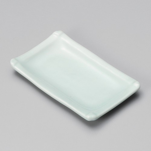 40721-541 青磁折紙のり皿|業務用食器カタログ陶里30号