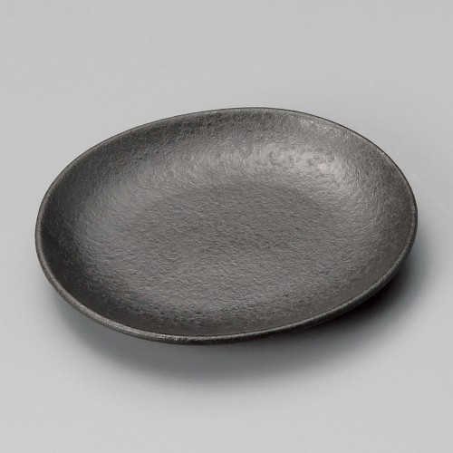 41018-061 露(黒)お好み皿(小)|業務用食器カタログ陶里30号