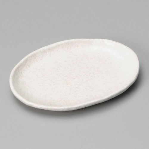 41023-061 露(白)小判皿|業務用食器カタログ陶里30号