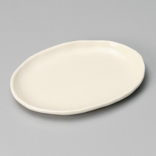 41028-061 乳白楕円皿|業務用食器カタログ陶里30号