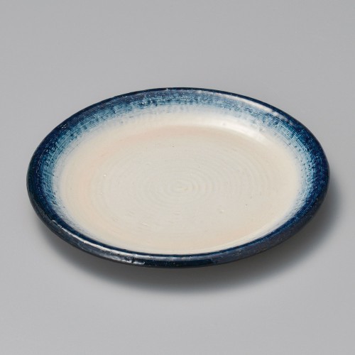 41245-151 青ボカシ5.0丸皿|業務用食器カタログ陶里30号